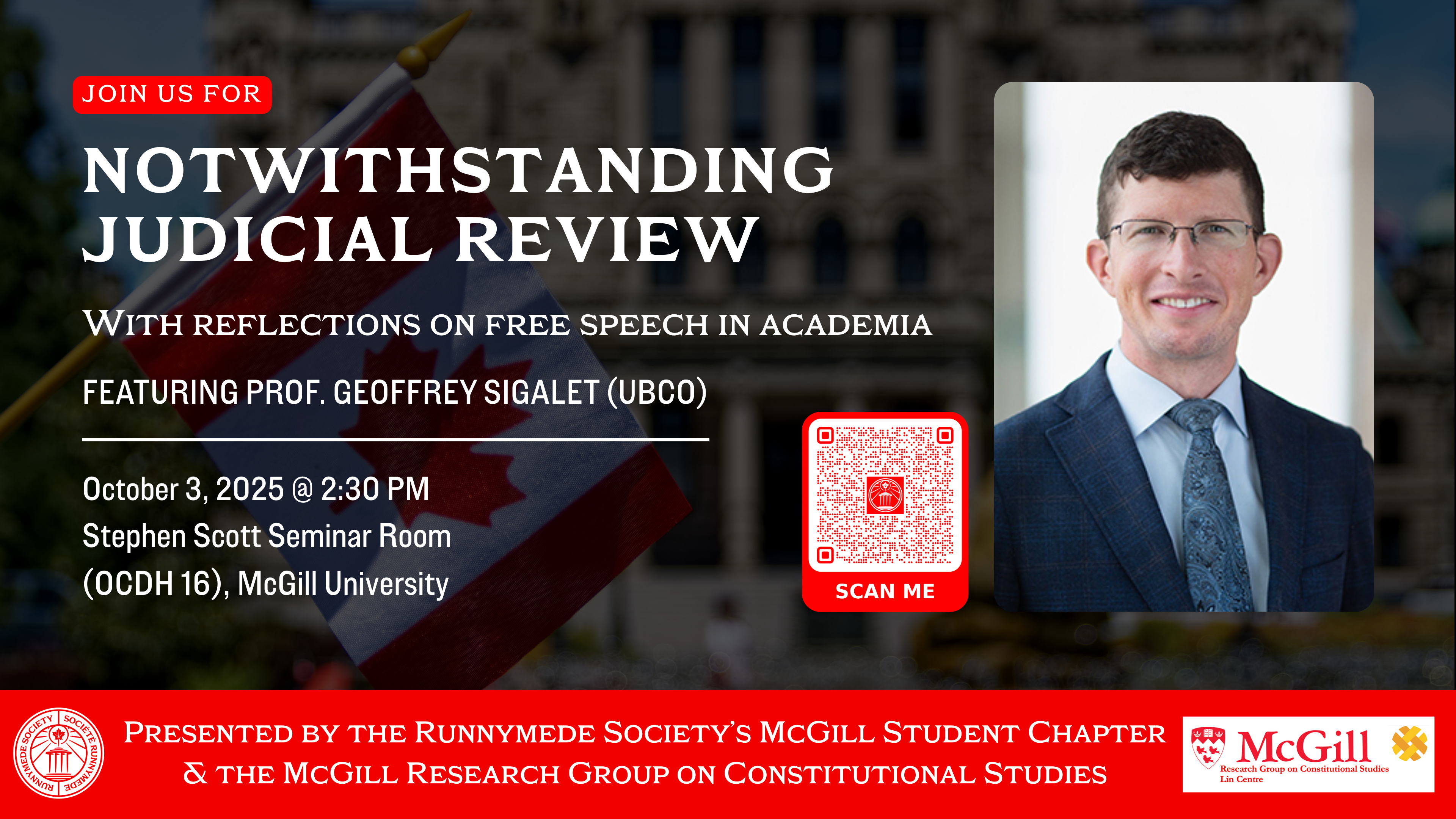 McGill Prof. Sigalet